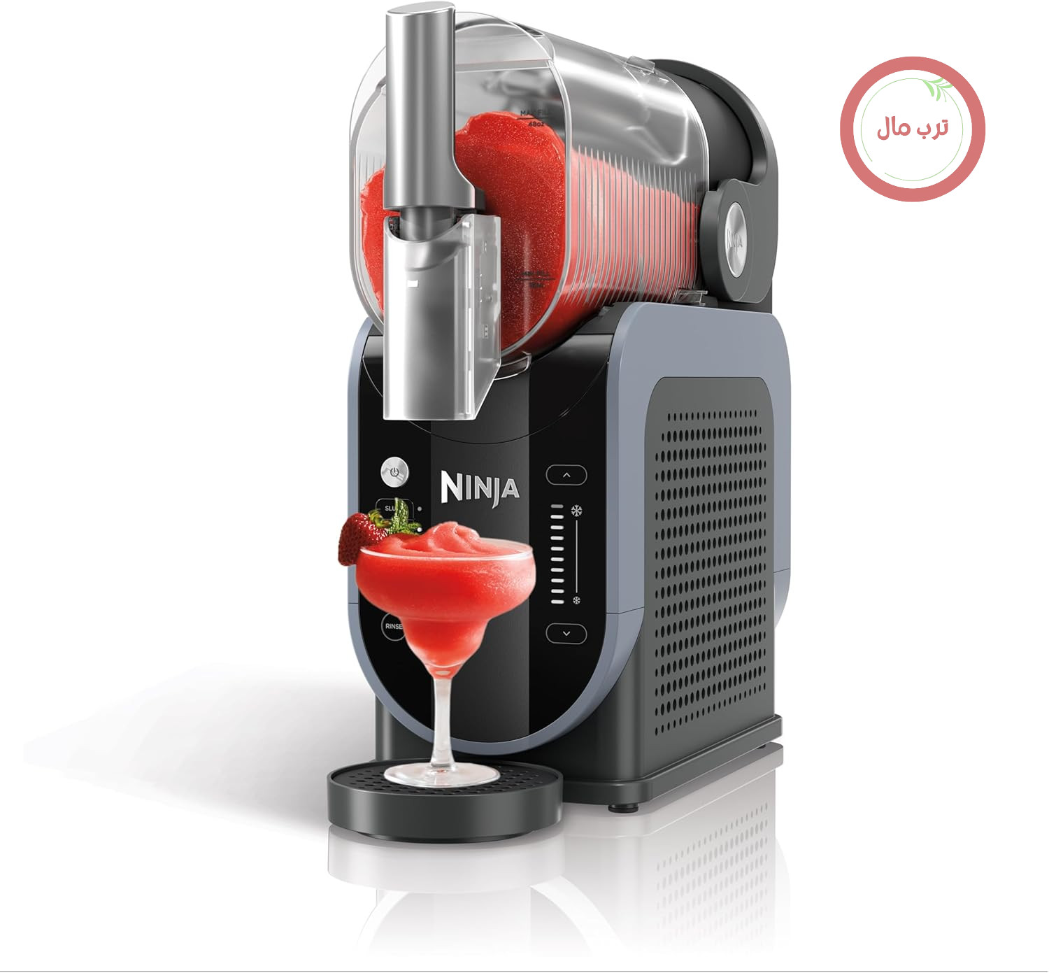 دستگاه نینجا SLUSHi برای آب‌لیمو، کوکتل یخی، فراپه، آبی و خاکستری FS301EU