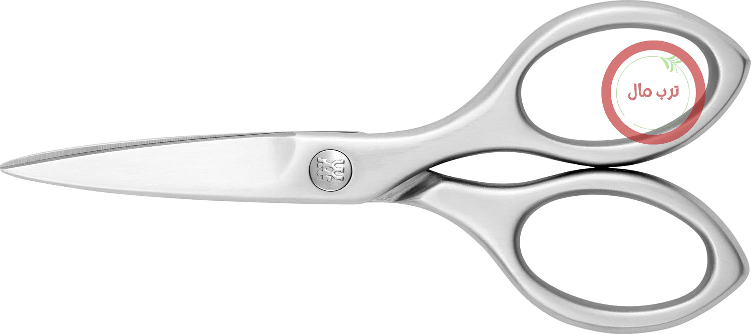 قیچی خانگی ZWILLING Twin Select - قیچی، قیچی آشپزخانه ساخته شده از استیل ضد زنگ در طراحی مینیمالیستی و جاودانه، 13 سانتی متر، نقره ای مات
