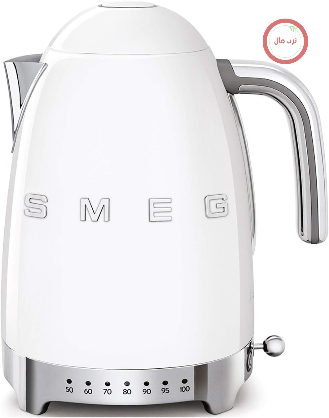 کتری دما متغیر اسمگ ایتالیا Smeg مدل KLF04WHEU سفید، ۱.۷ لیتر