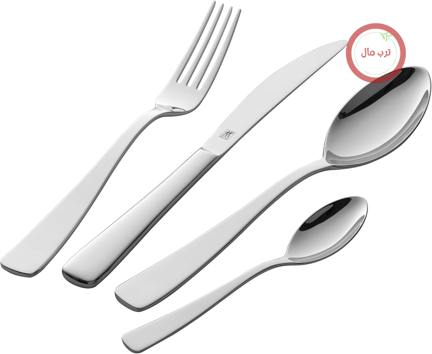 سرویس قاشق و چنگال زولینگ ZWILLING Soho، 68 پارچه، برای 12 نفر، قابل شستشو در ماشین ظرفشویی، استیل ضد زنگ، براق، نقره‌ای