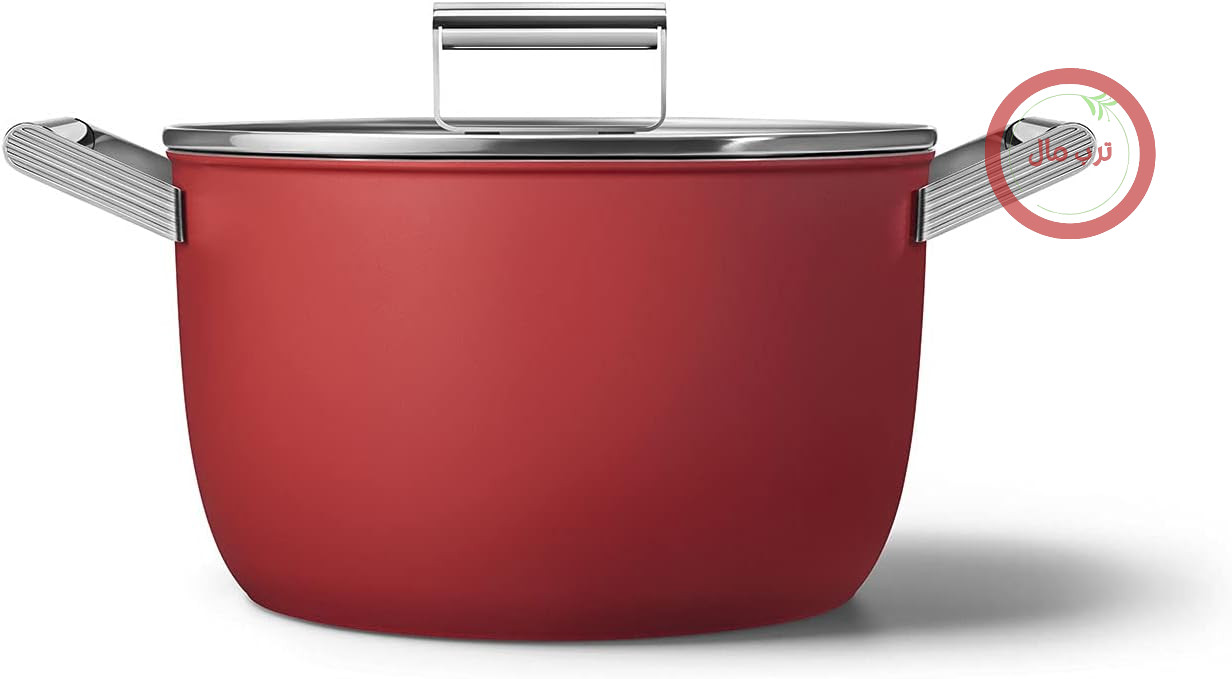 قابلمه نچسب اسمگ ایتالیا Smeg CKFC2611RDM قرمز ۲۶
