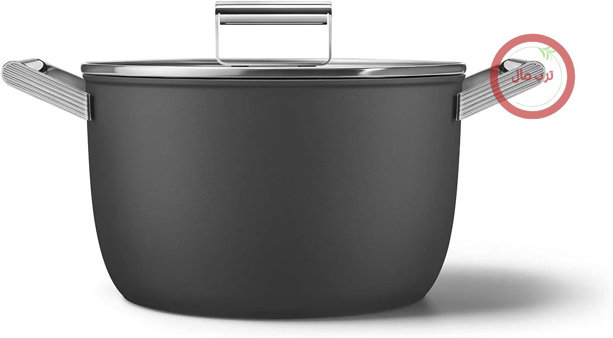 قابلمه نچسب اسمگ ایتالیا Smeg CKFC2611BLM مشکی ۲۶ سانتی