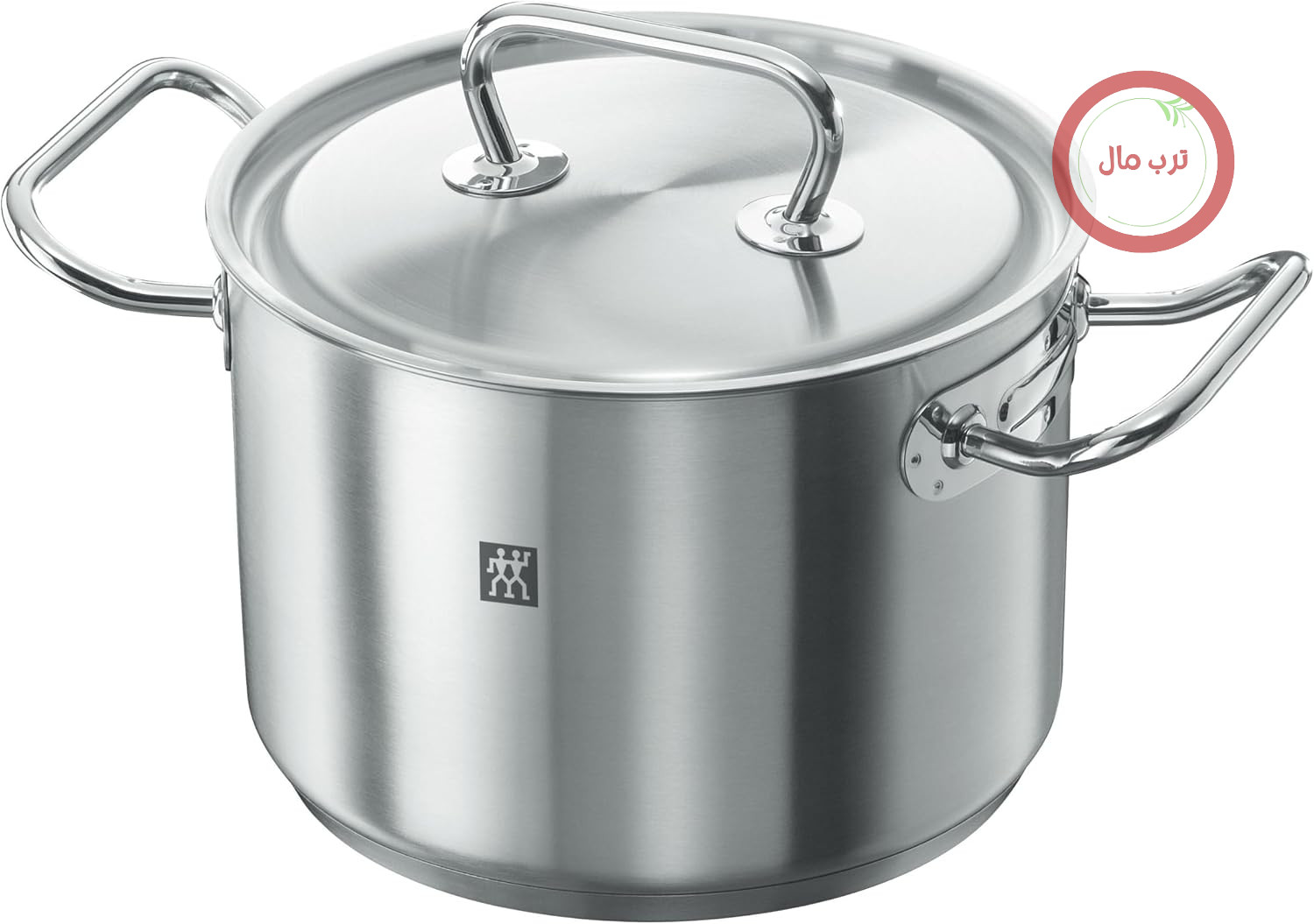قابلمه کلاسیک ZWILLING TWIN با درب، 20 سانتی‌متر، 3.50 لیتر، مناسب برای اجاق گازهای القایی، بدون پوشش، استیل ضد زنگ، نقره‌ای