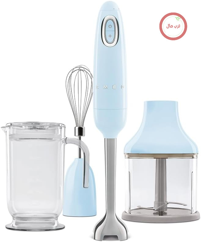 گوشت‌کوب برقی اسمگ ایتالیا Smeg مدل HBF03PBEU آبی پاستلی