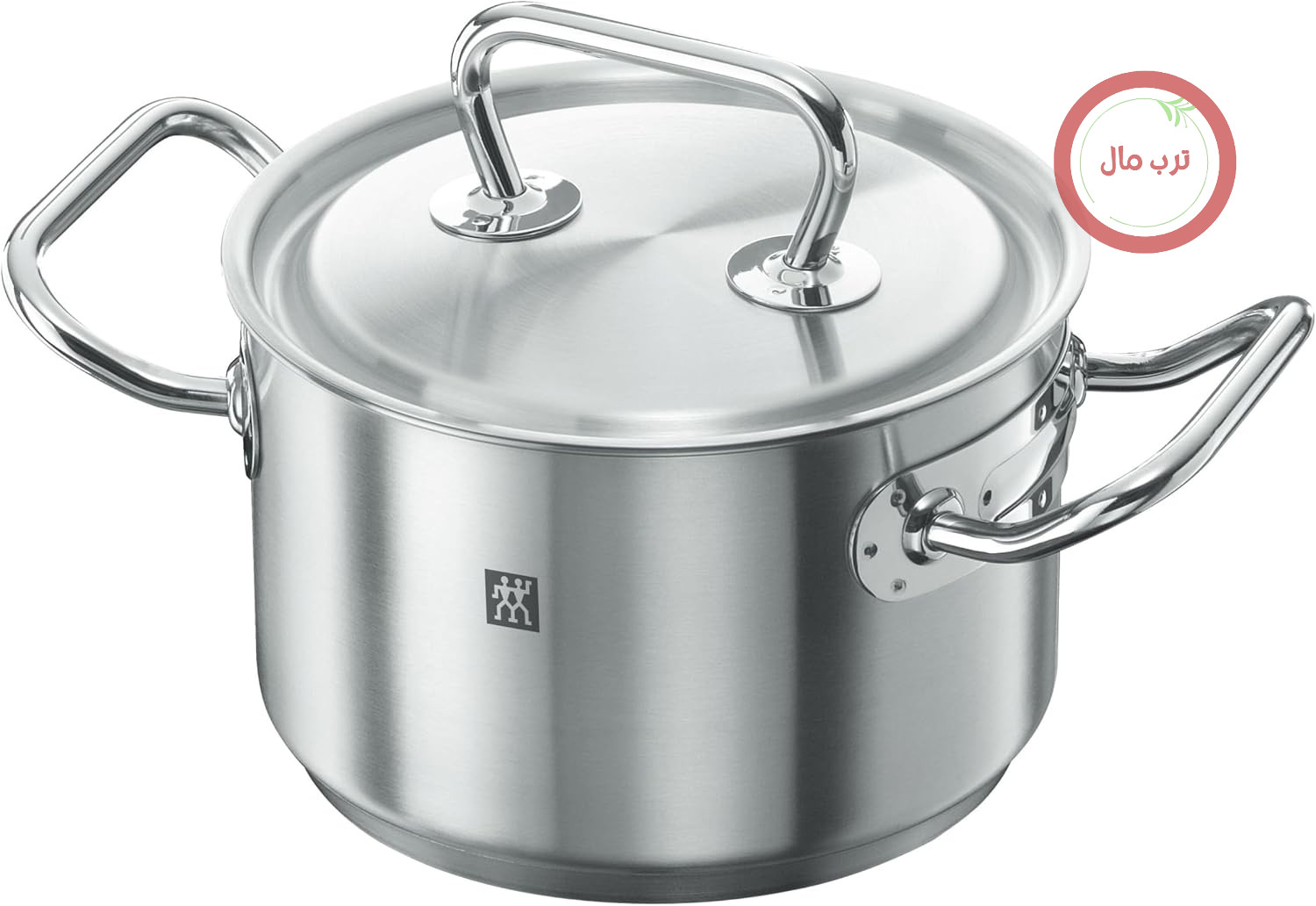 قابلمه کلاسیک ZWILLING TWIN با درب، 16 سانتی‌متر، 2.00 لیتر، مناسب برای اجاق گازهای القایی، بدون پوشش، استیل ضد زنگ، نقره‌ای