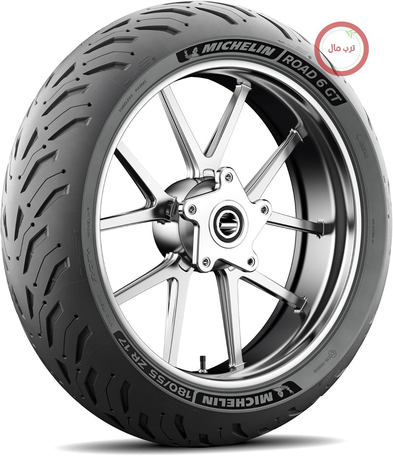 لاستیک عقب موتور سیکلت میشلن فرانسه Michelin Road 6 GT سایز 190/50 ZR17 (73W)