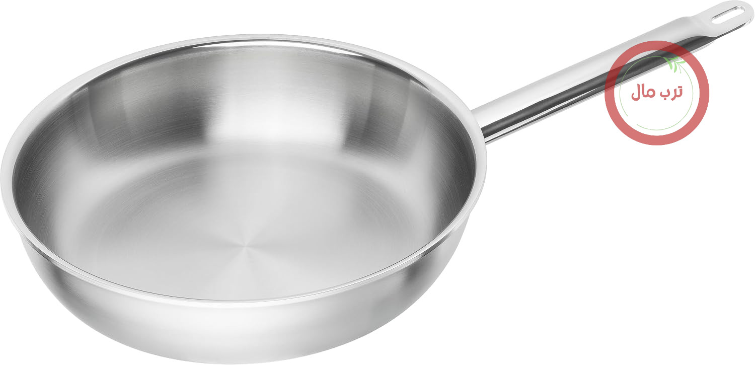 ماهیتابه ZWILLING Pro، 28 سانتی‌متر، بدون روکش، استیل ضد زنگ 18/10