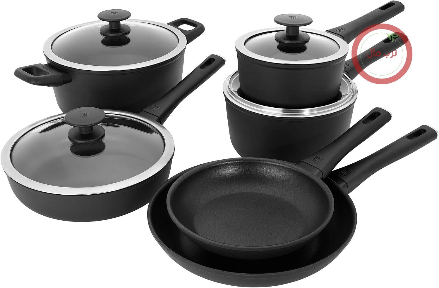 سرویس قابلمه ZWILLING Madura Plus، فورج شده، آلومینیومی، روکش نچسب، 10 تکه