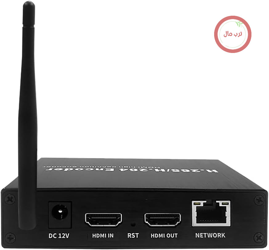 رمزگذار ویدیوی HDMI وای فای EXVIST H.265 1080P 60FPS با ورودی/خروجی HDMI، ورودی/خروجی صدا، پشتیبانی از HLS RTMP RTSP SRT UDP، سازگار با ONV/HK، برای پخش زنده IPTV در یوتیوب، فیسبوک ویمئو و غیره
