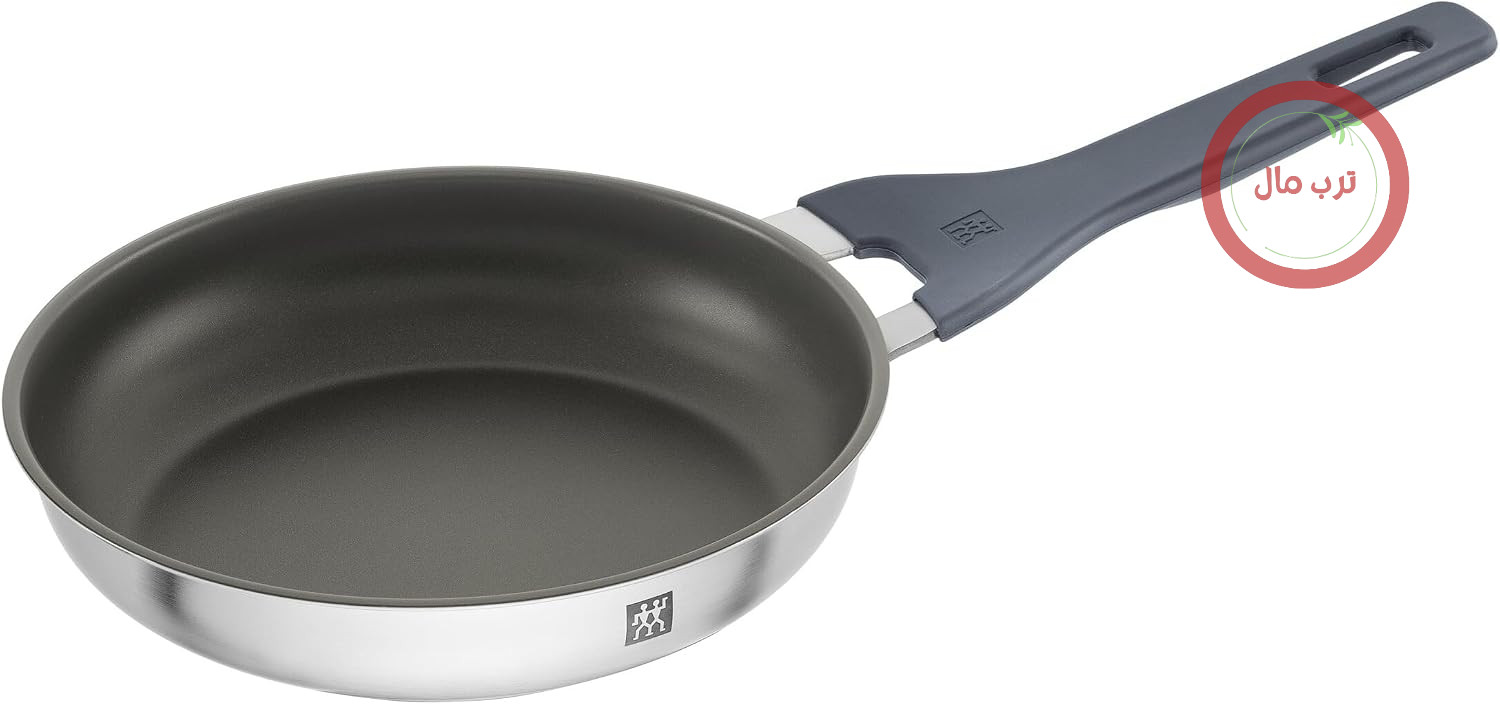 ماهیتابه سرخ کردنی ZWILLING مدل Simplify سایز 20 سانتی‌متر، روکش نچسب سرامیکی، مناسب برای پخت القایی، مناسب برای انواع اجاق گاز، استیل ضد زنگ
