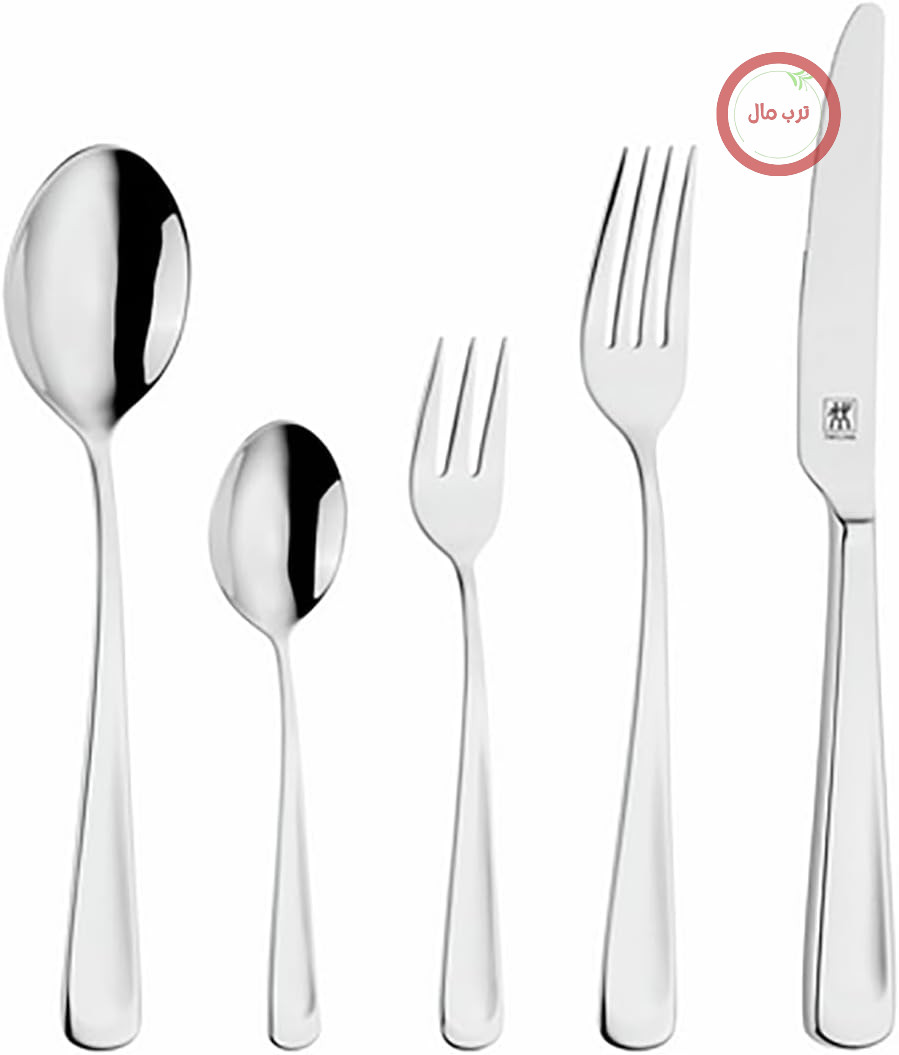 سرویس قاشق و چنگال زولینگ ZWILLING، 60 پارچه، استیل ضد زنگ Wakefield براق