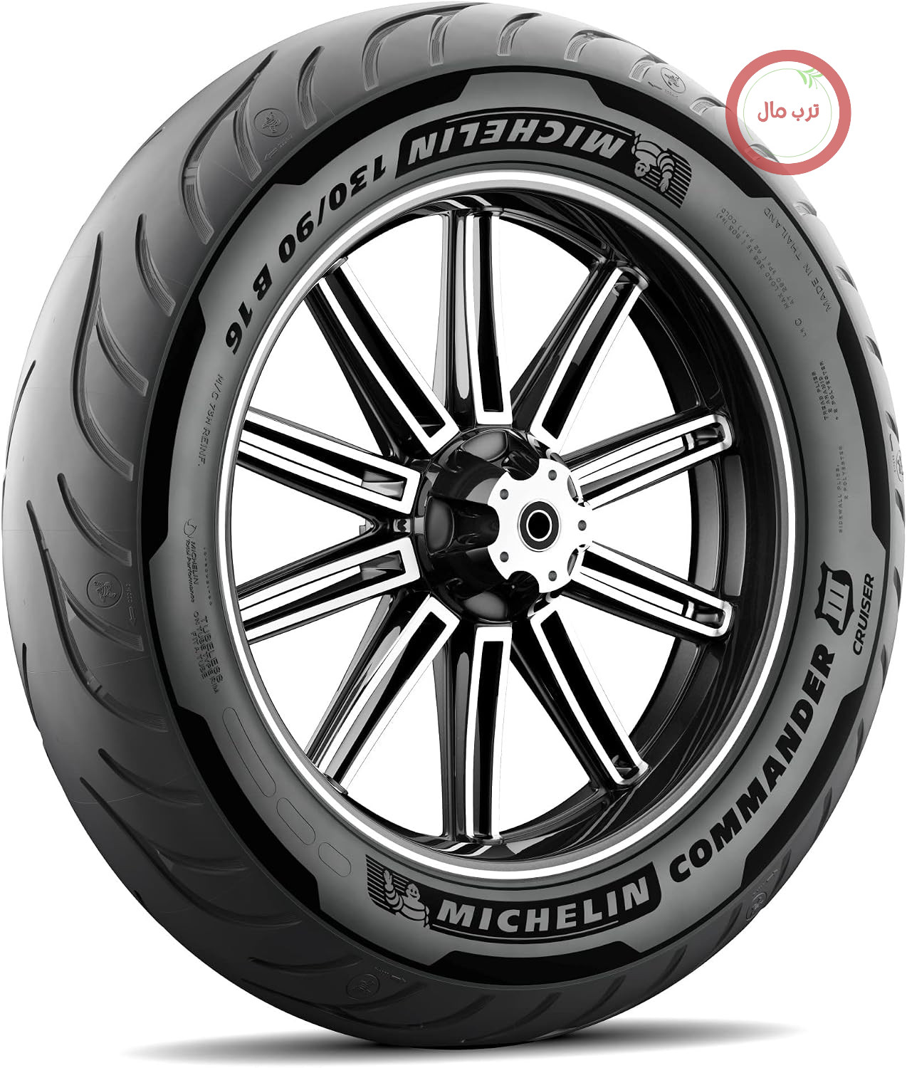 لاستیک جلو موتور سیکلت میشلن فرانسه Michelin Commander III Cruiser سایز 110/90B19 (62H)