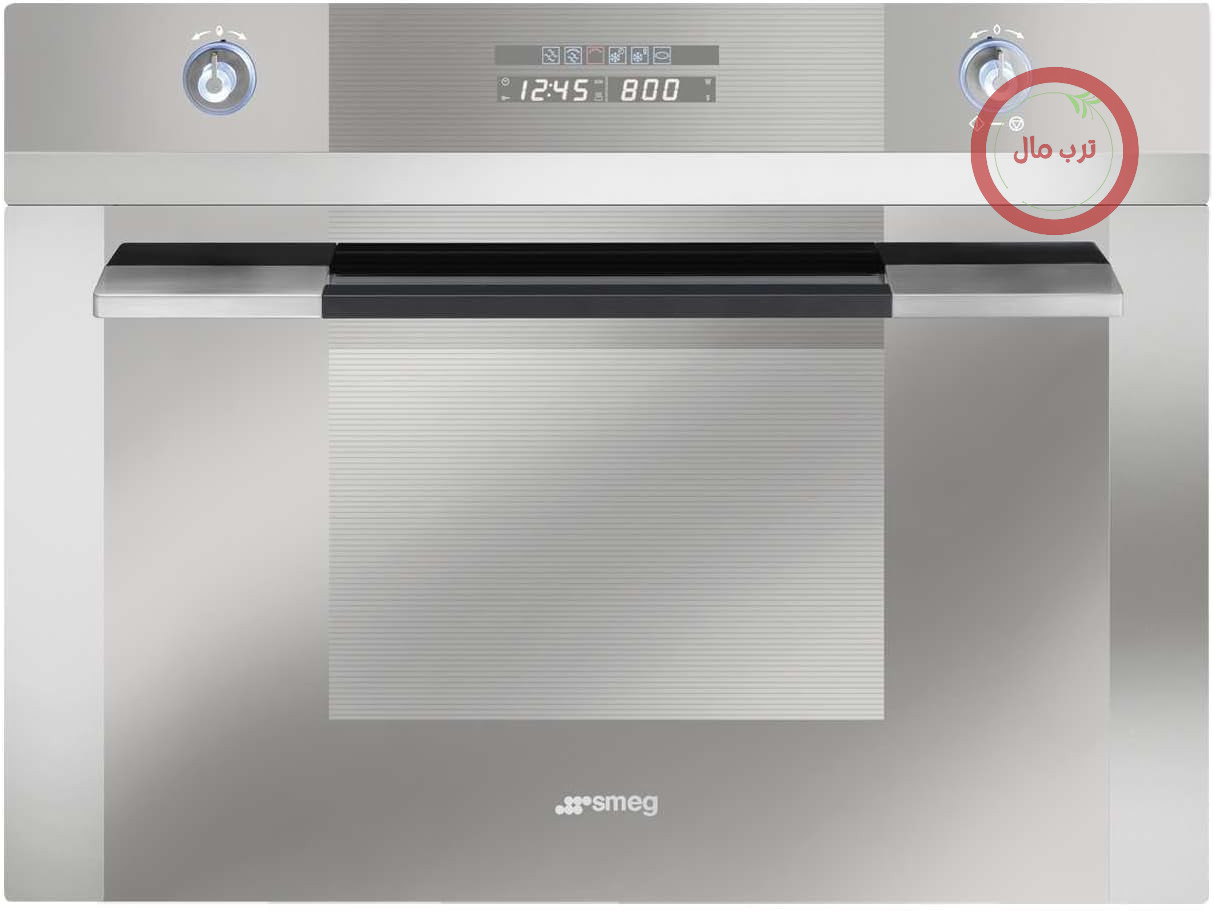 مایکروویو جمع و جور اسمگ SC45M2 با گریل از جنس استیل ضد زنگ