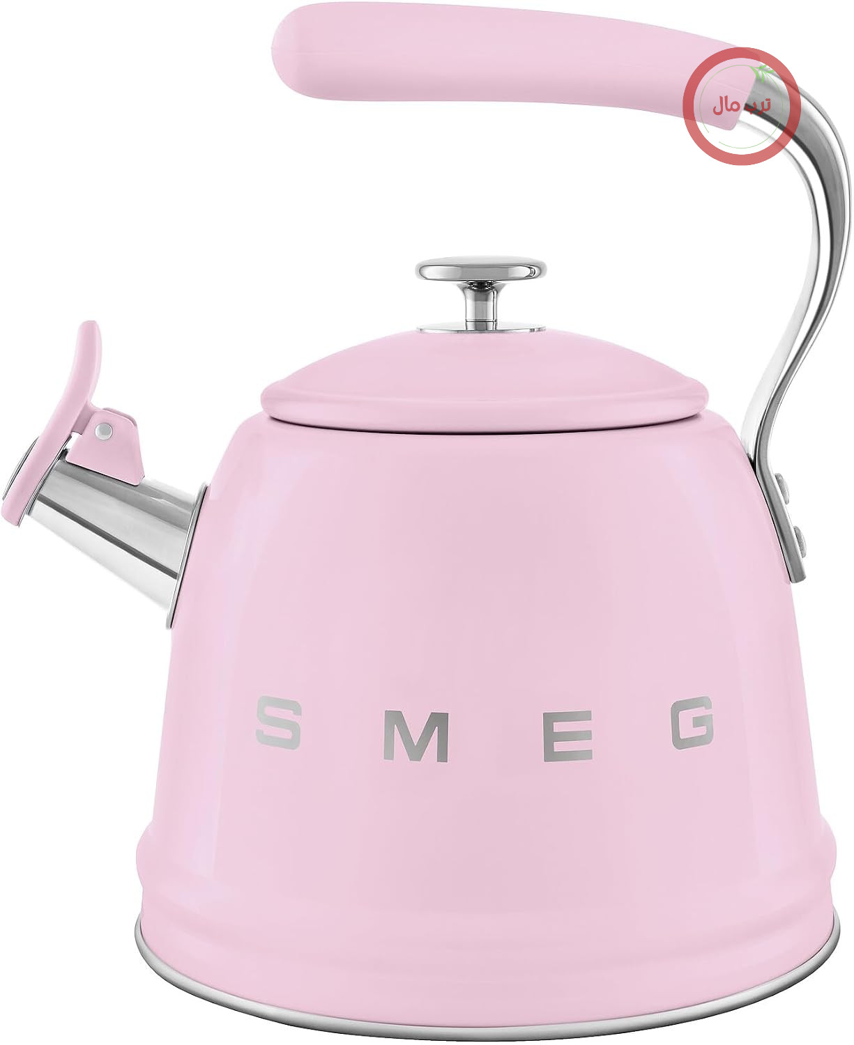 کتری استیل اسمگ ایتالیا Smeg مدل WKF01PK، ظرفیت ۲.۳ لیتر صورتی