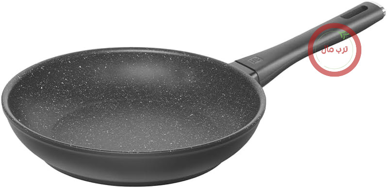 ماهیتابه ZWILLING Marquina Plus 24 سانتی متر، روکش نچسب، مناسب برای اجاق گازهای القایی، آلومینیومی، مشکی