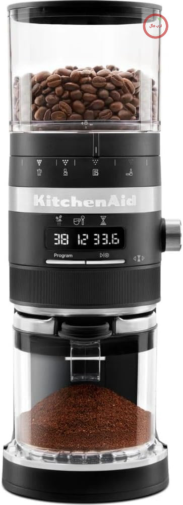 آسیاب قهوه کیچن اید - آرتیسان 5KCG8433 - مشکی مات - از فرنچ پرس تا اسپرسو 5KCG8433EBM