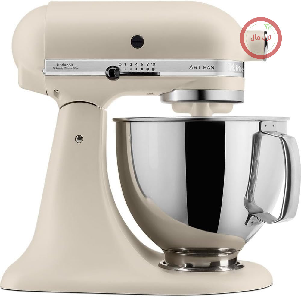 غذاساز و ماشین آشپزخانه کیچن اید آمریکا Artisan مدل 5KSM125EFL Fresh Linen کرم مات