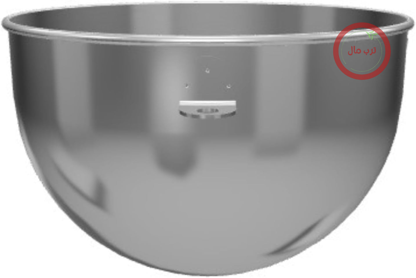 کاسه مخلوط کن استیل ضد زنگ صیقلی KitchenAid با دسته صاف، 5 کوارت