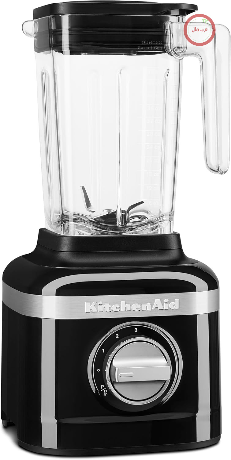 مخلوط کن خردکن یخ سه سرعته KitchenAid K150 به همراه ۲ لیوان مخلوط کن شخصی – KSB1332Y – مشکی عقیق، ۱.۴ لیتر