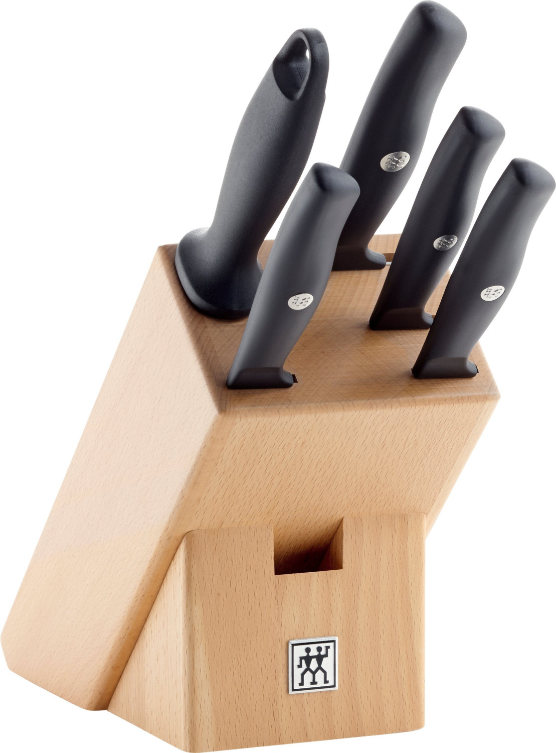 ست چاقو آشپزخانه 6 پارچه زولینگ آلمان zwilling Life | همراه بلوک چوبی طبیعی