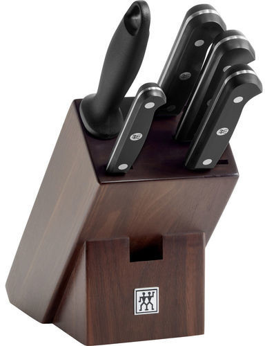 ست چاقو آشپزخانه 6 پارچه زولینگ آلمان بلوک قهوه ای تیره  zwilling Gourmet