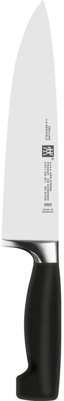چاقو تکی سرآشپز 20 سانتی‌متری زولینگ آلمان zwilling vier sterne | طراحی ارگونومیک و تیغه فولادی ضد زنگ
