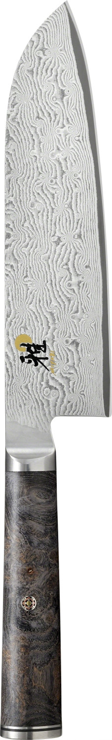 چاقو تکی سانتوکو 18 سانت زولینگ آلمان zwilling miyabi 5000MCD 67 | تیغه Damascus چندلایه و دسته چوبی
