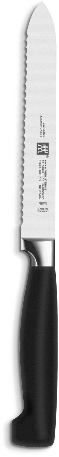 چاقو تکی همه‌کاره 13 سانت زولینگ آلمان zwilling vier sterne | تیغه فولادی ضد زنگ و طراحی ارگونومیک