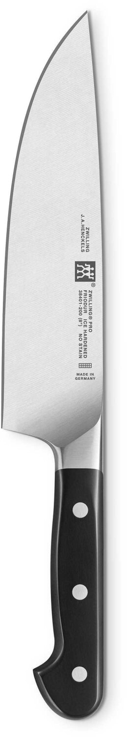 چاقو تکی سرآشپز 20 سانت زولینگ آلمان zwilling pro | تیغه فولادی ضد زنگ و طراحی ارگونومیک