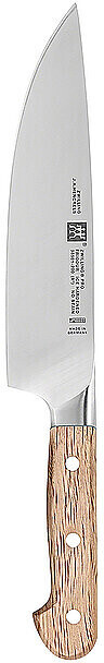 چاقو تکی سرآشپز 20 سانت زولینگ ژاپن zwilling pro wood | تیغه فولادی ضد زنگ | طراحی ارگونومیک با دسته چوبی برای برش‌های حرفه‌ای