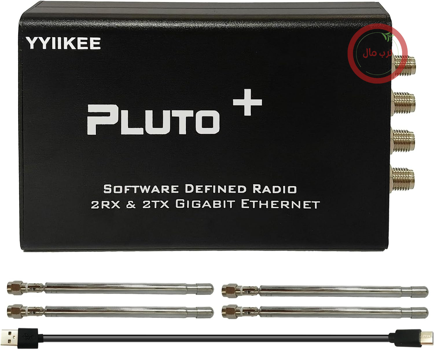 فرستنده/گیرنده رادیویی نرم‌افزاری Pluto+، SDR با فرکانس 70 مگاهرتز-6 گیگاهرتز با 2TX/2RX، سازگار با AD9363، FPGA Zynq-7010، اترنت گیگابیت، USB OTG، میکرو SD، بوت، توسعه RF متن‌باز
