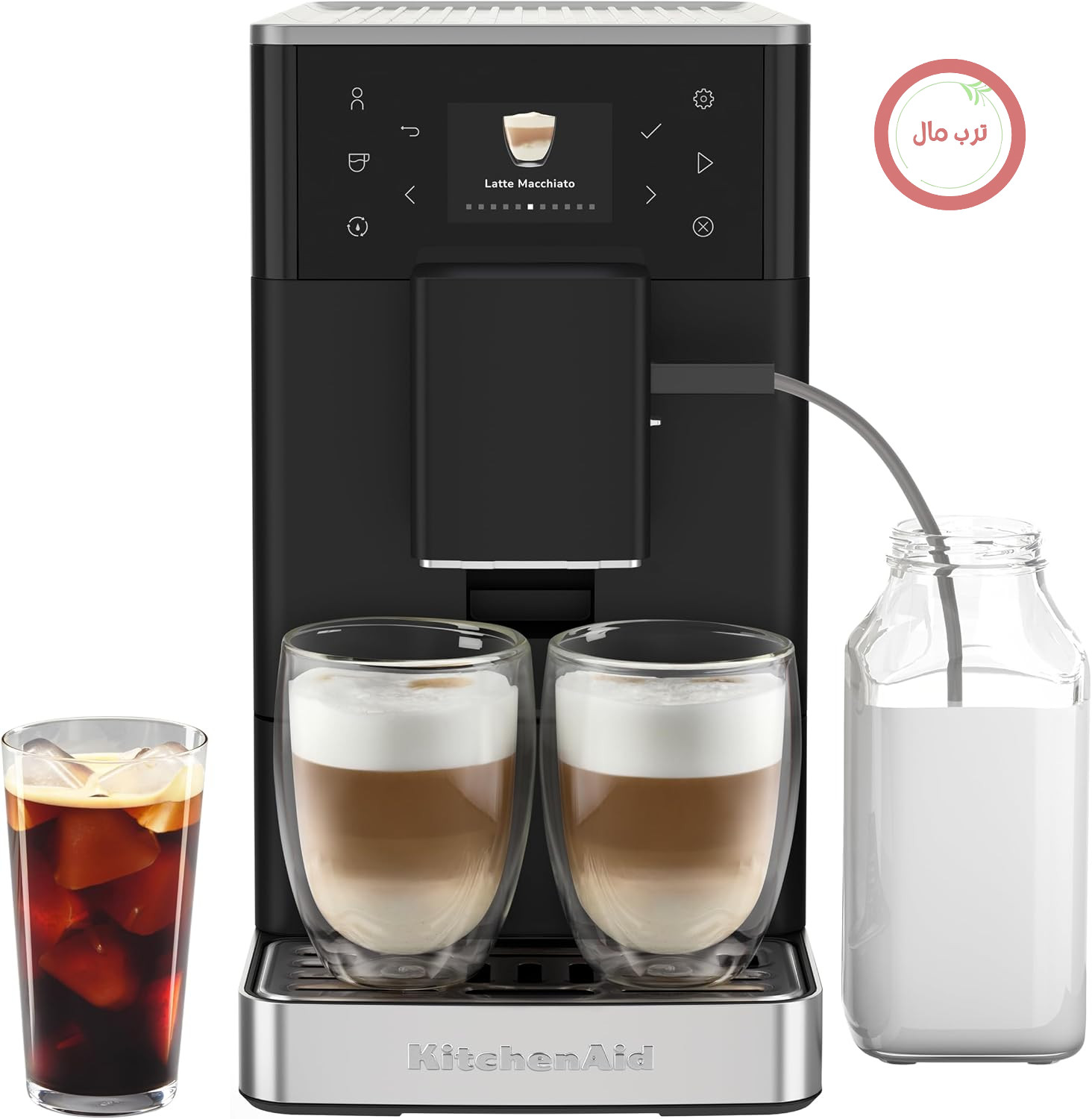 اسپرسوساز تمام‌اتوماتیک کیچن اید آمریکا KitchenAid KF3، مشکی مات