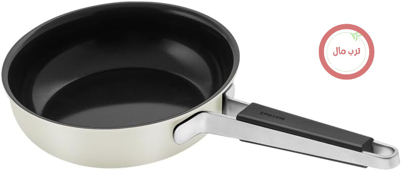 ماهیتابه ZWILLING Pure با روکش سرامیکی (عاج - سفید)