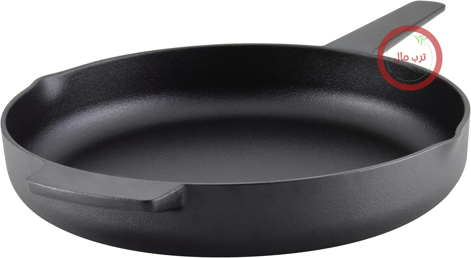 ماهیتابه چدنی/خمیرگیر کیچن اید مدل ۴۸۳۹۵، ۳۰.۵ سانتی‌متر، مشکی