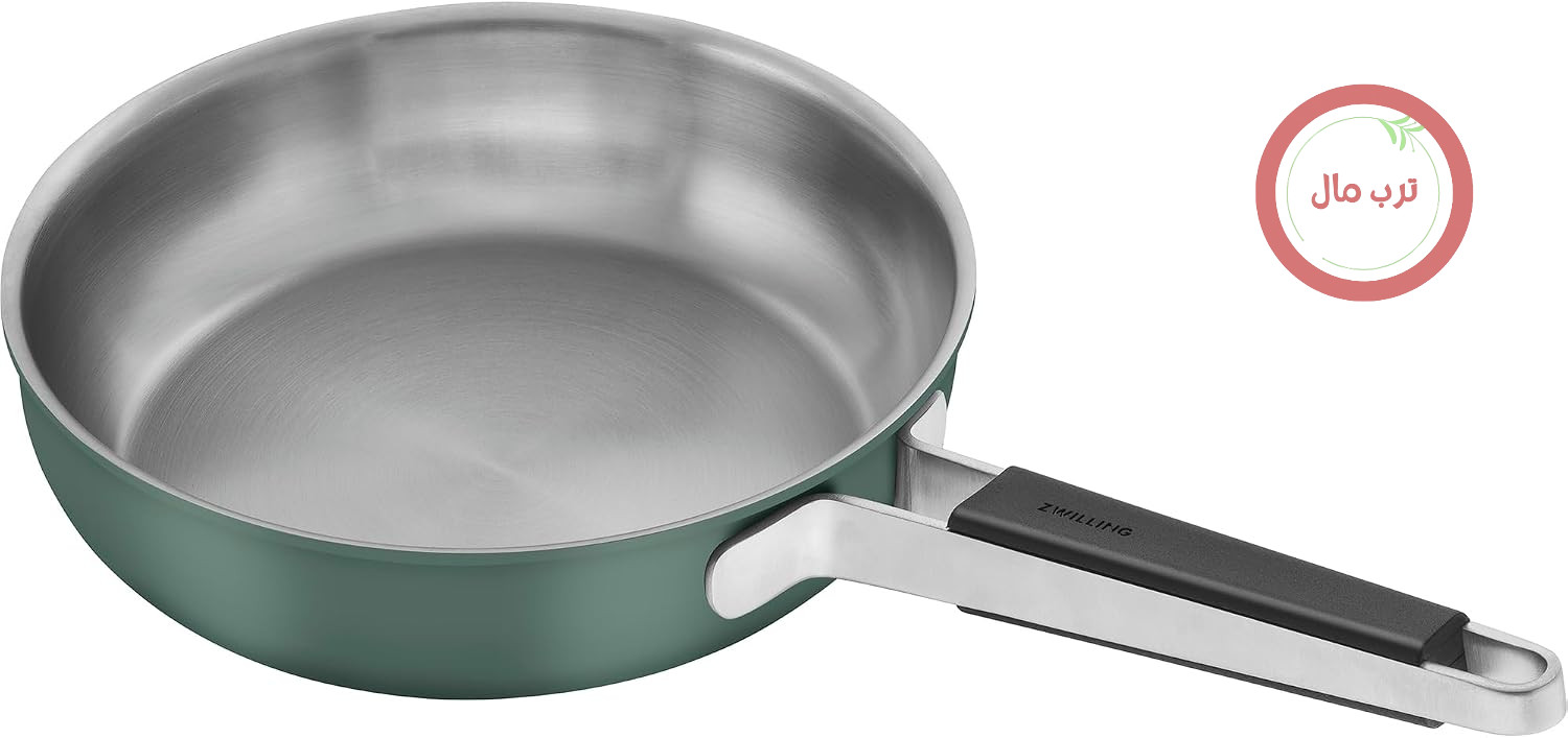 ماهیتابه استیل ضد زنگ خالص ZWILLING، 24.1 سانتی‌متر، سبز