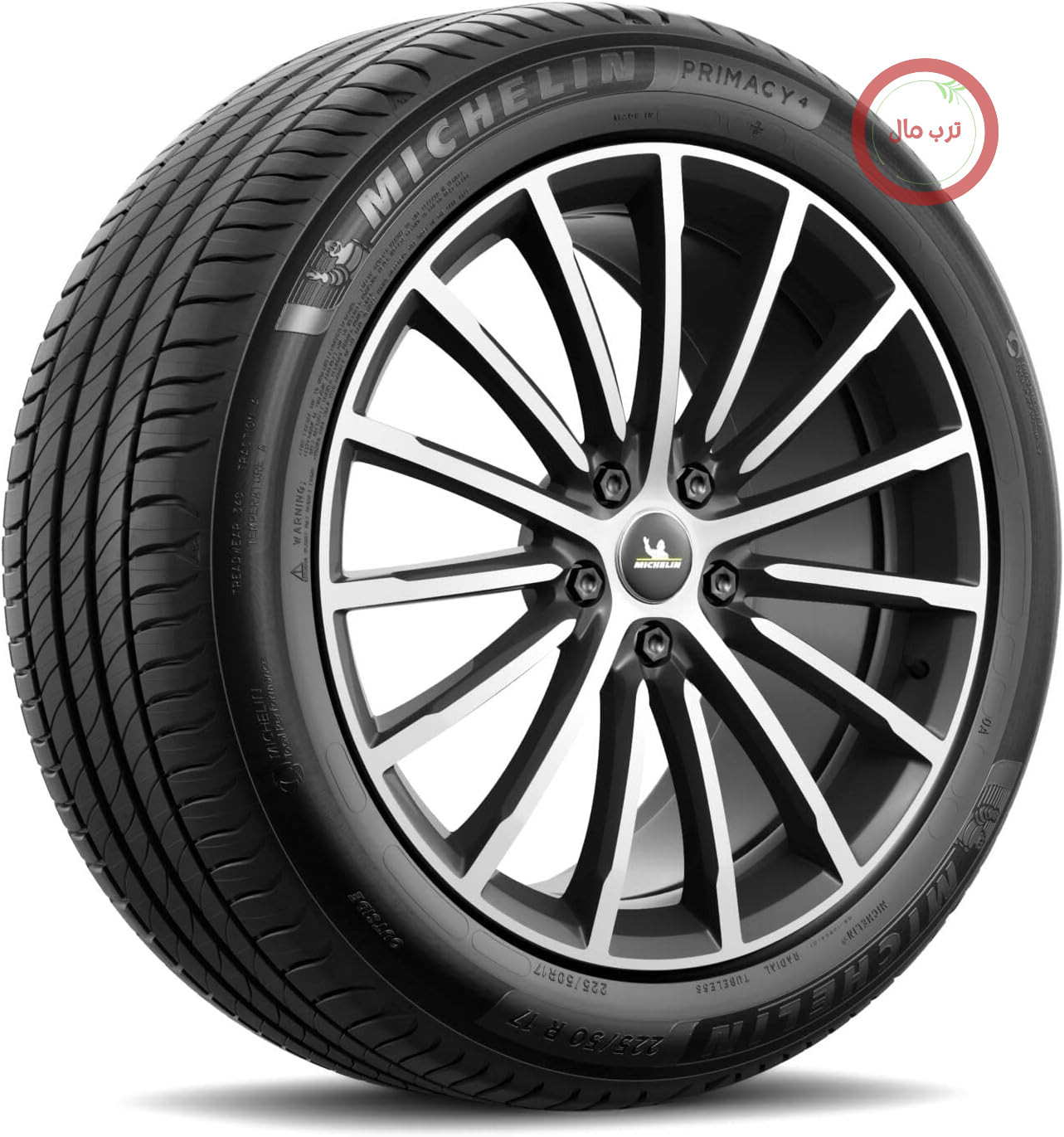لاستیک خودرو میشلن فرانسه تابستانی TL PRIMACY 4+ سایز 225/50WR17 سایز 94W E