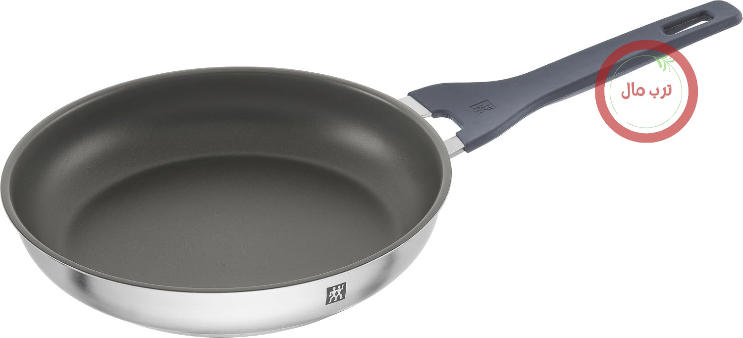 ماهیتابه سرخ کردنی ZWILLING مدل Simplify سایز 24 سانتی‌متر، روکش نچسب سرامیکی، مناسب برای پخت القایی، مناسب برای انواع اجاق گاز، استیل ضد زنگ