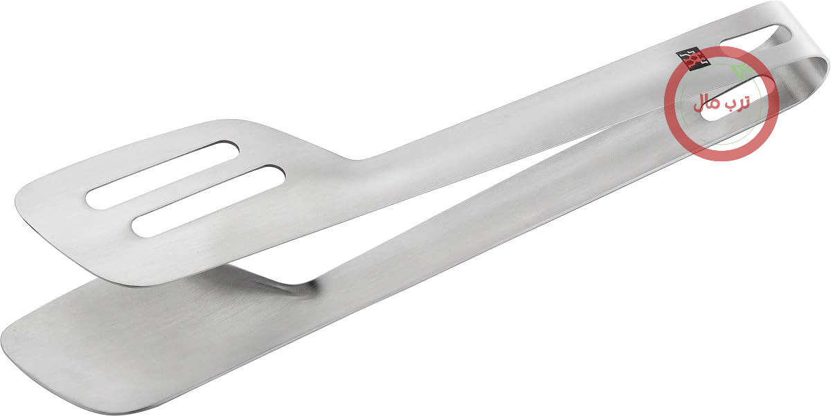 انبرهای گریل زولینگ آشپزخانه، پاستا و سالاد ZWILLING Pro Universal، 26 سانتی‌متر، استیل ضد زنگ، نقره‌ای