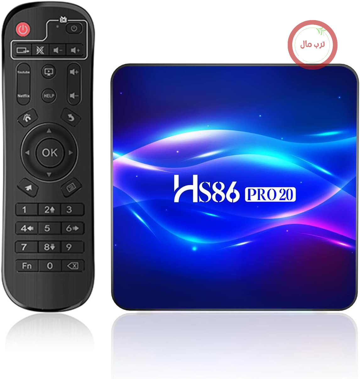 تی‌وی‌باکس هوشمند HS86 PRO20 اندروید ۱۴.۰، اندروید باکس HD 3D 8K، رم ۸ گیگابایت، حافظه داخلی ۶۴ گیگابایت، پردازنده چهار هسته‌ای Rockchip RK3566 ARM Cortex-A55، دو بانده ۲.۴/۵.۸ گیگاهرتز، وای‌فای ۶، بلوتوث ۵.۴، USB 3.0، شبکه LAN، ۱۰۰۰M، ۲۰۲۶، پخش‌کننده تی‌وی‌باکس