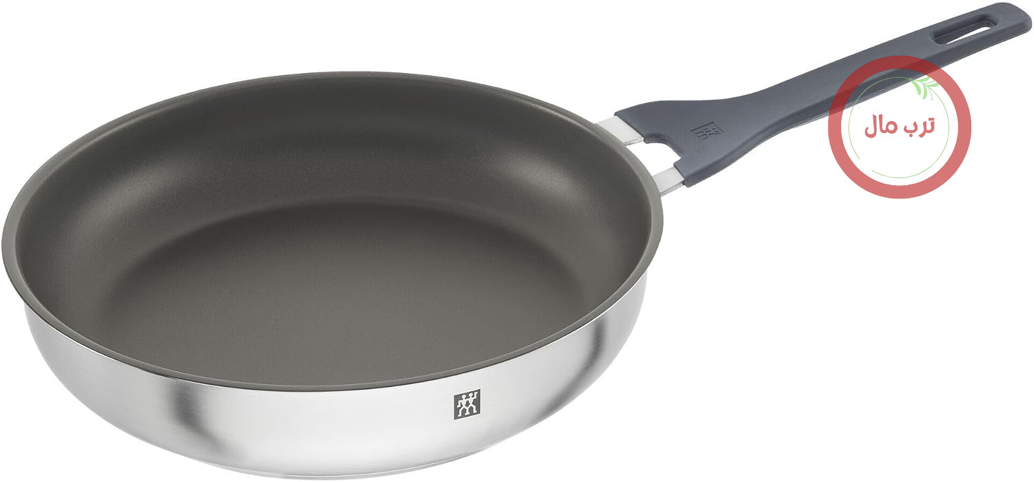 ماهیتابه سرخ کردنی ZWILLING مدل Simplify سایز 28 سانتی‌متر، روکش نچسب سرامیکی، مناسب برای پخت القایی، مناسب برای انواع اجاق گاز، استیل ضد زنگ