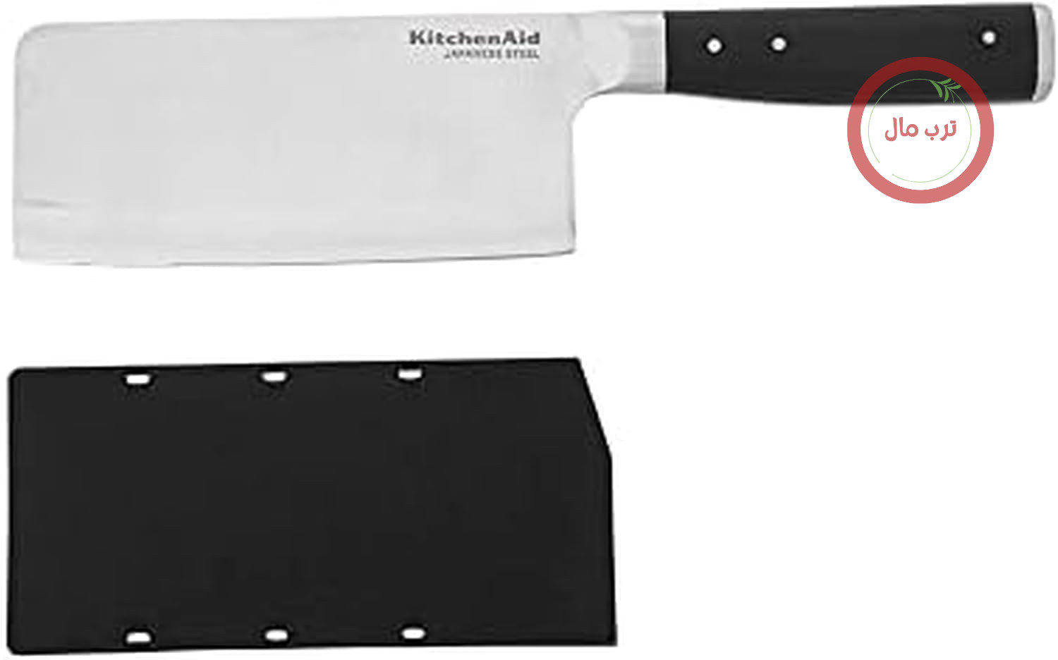 ساطور آهنگری شده KitchenAid Gourmet، 15.2 سانتی متر، مشکی
