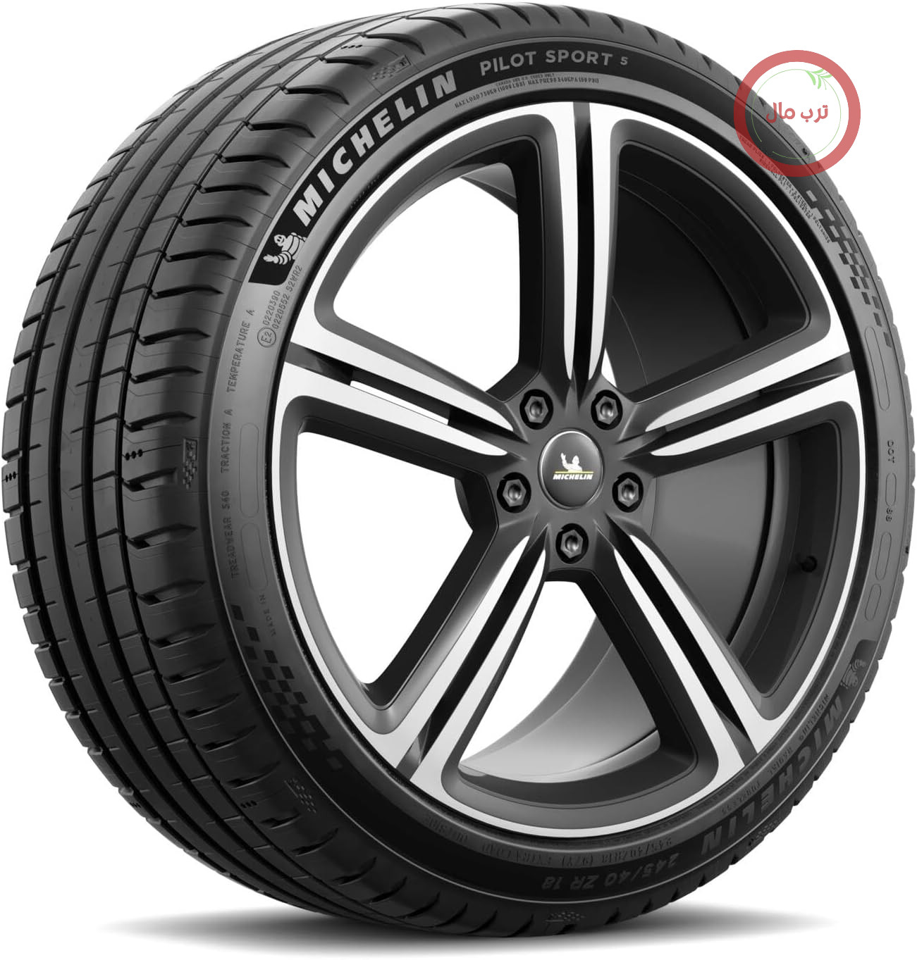 لاستیک خودرو میشلن فرانسه تابستانی TL PS5 XL (اتحادیه اروپا) سایز 215/45ZR17 91Y E