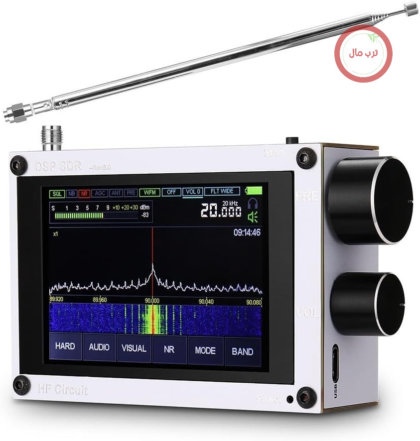 گیرنده SPORTARC SDR قابل حمل 10D HAM برای DSP برای رادیو Malahit، قابل فلش از طریق USB، 50kHz2GHz