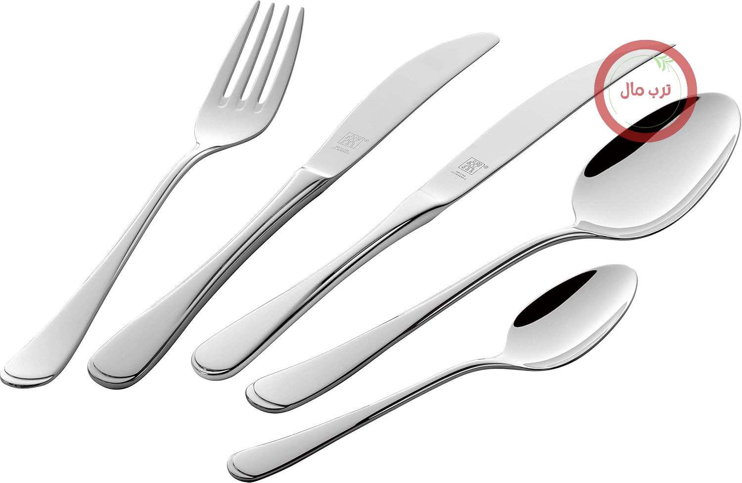 سرویس قاشق و چنگال زولینگ ناتینگهام ZWILLING، 72 پارچه، برای 12 نفر، جنس تیغه استیل ضد زنگ 18/10/فولاد با کیفیت بالا، براق