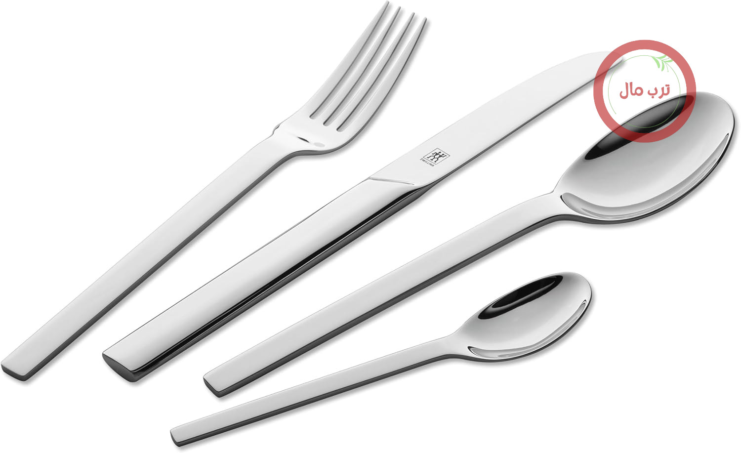 سرویس قاشق و چنگال زولینگ ZWILLING، مینیمالیستی (مات)، مجموعه منو، ۶۸ تکه.