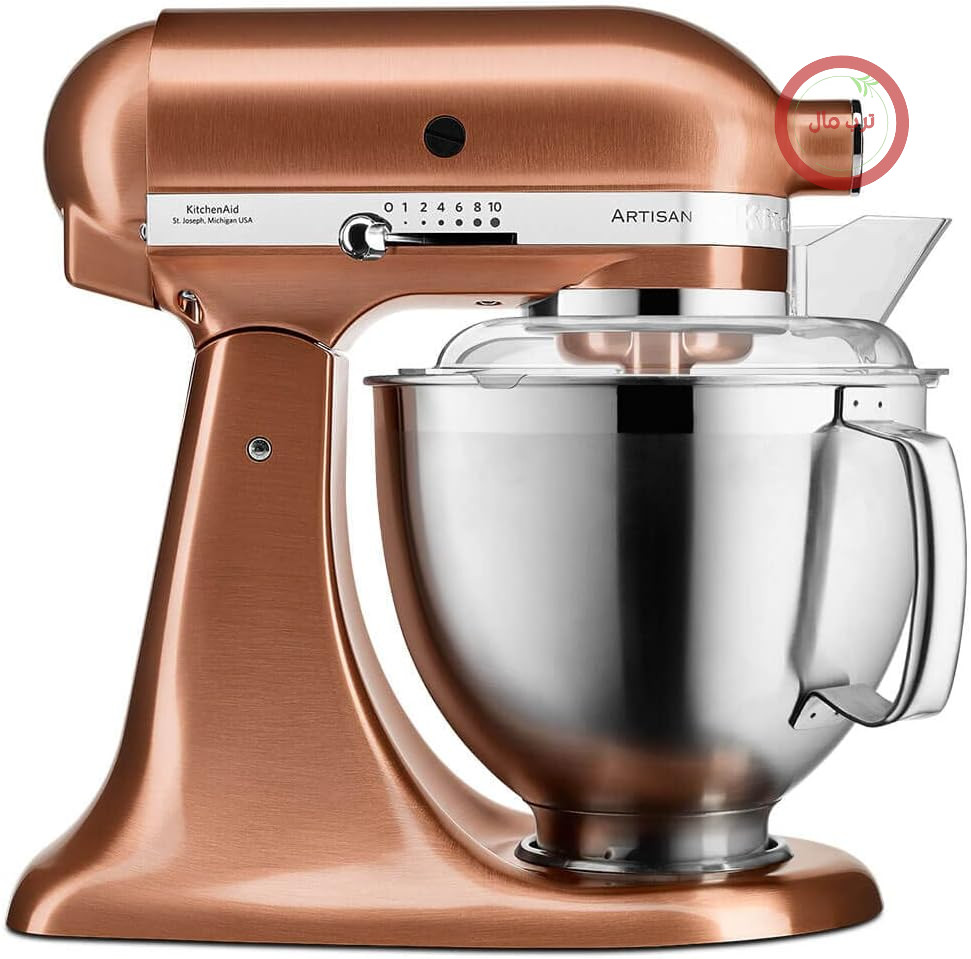 غذاساز و ماشین آشپزخانه کیچن اید آمریکا Artisan مدل 5KSM185PSECP، مسی