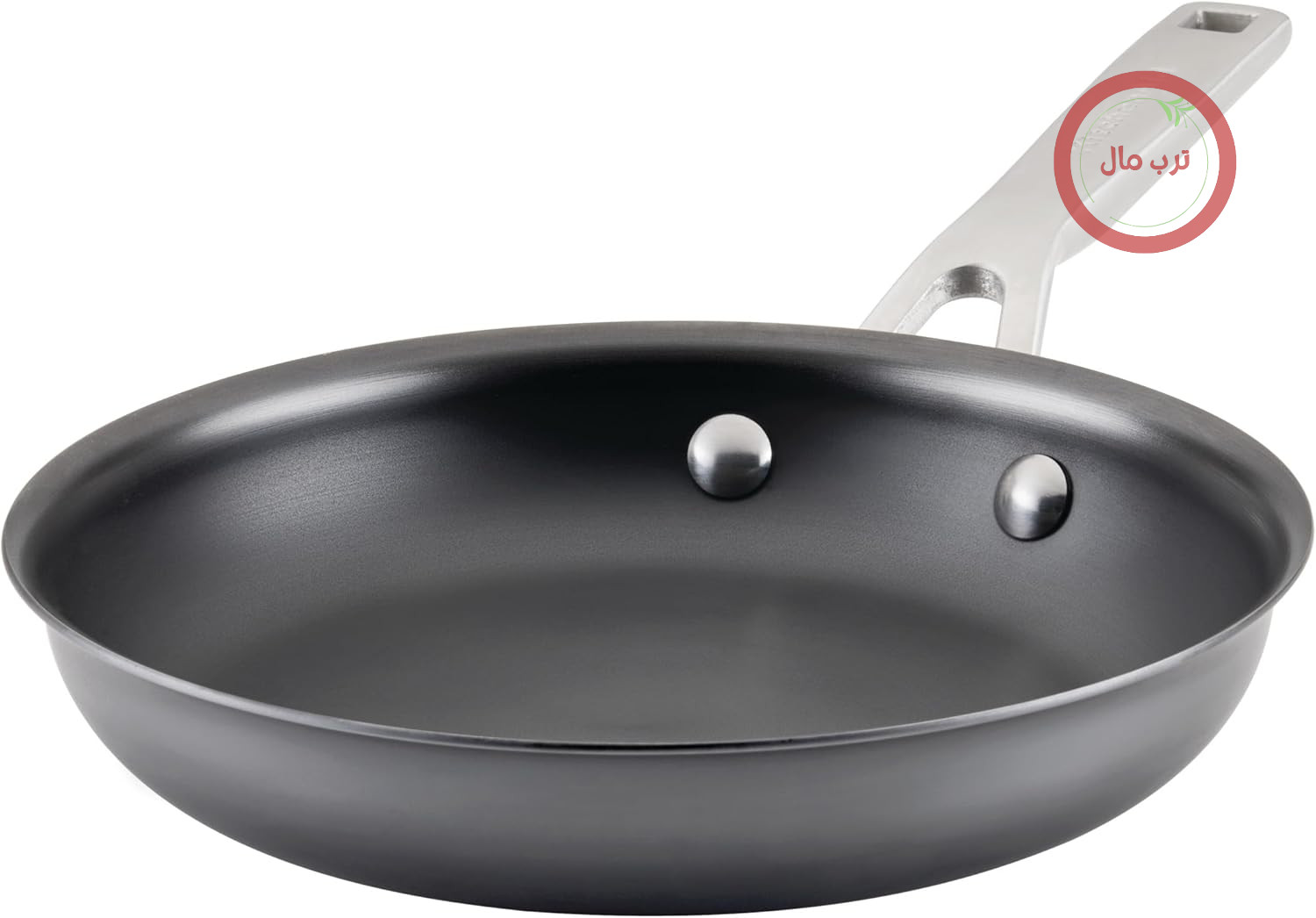 ماهیتابه/ماهیتابه KitchenAid Nitro، فولاد کربنی، 21.6 سانتی‌متر، مشکی