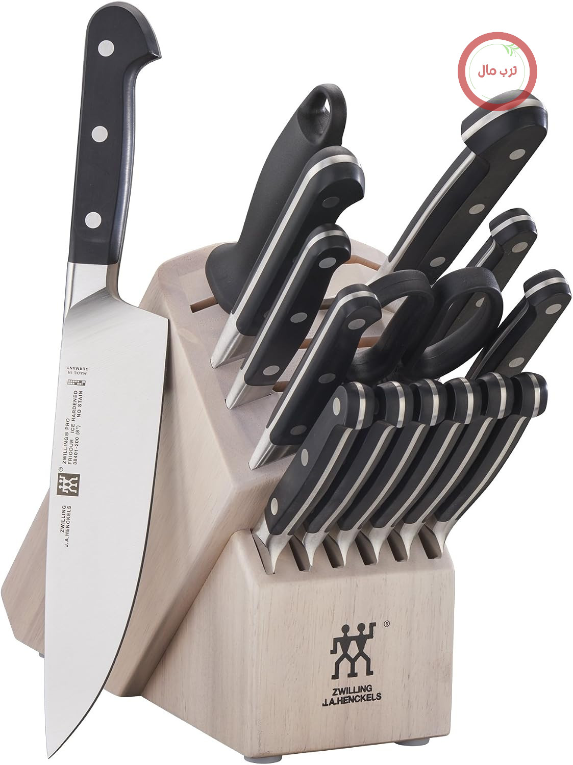 ست بلوک چاقو زولینگ ZWILLING Pro، 16 تکه، سفید