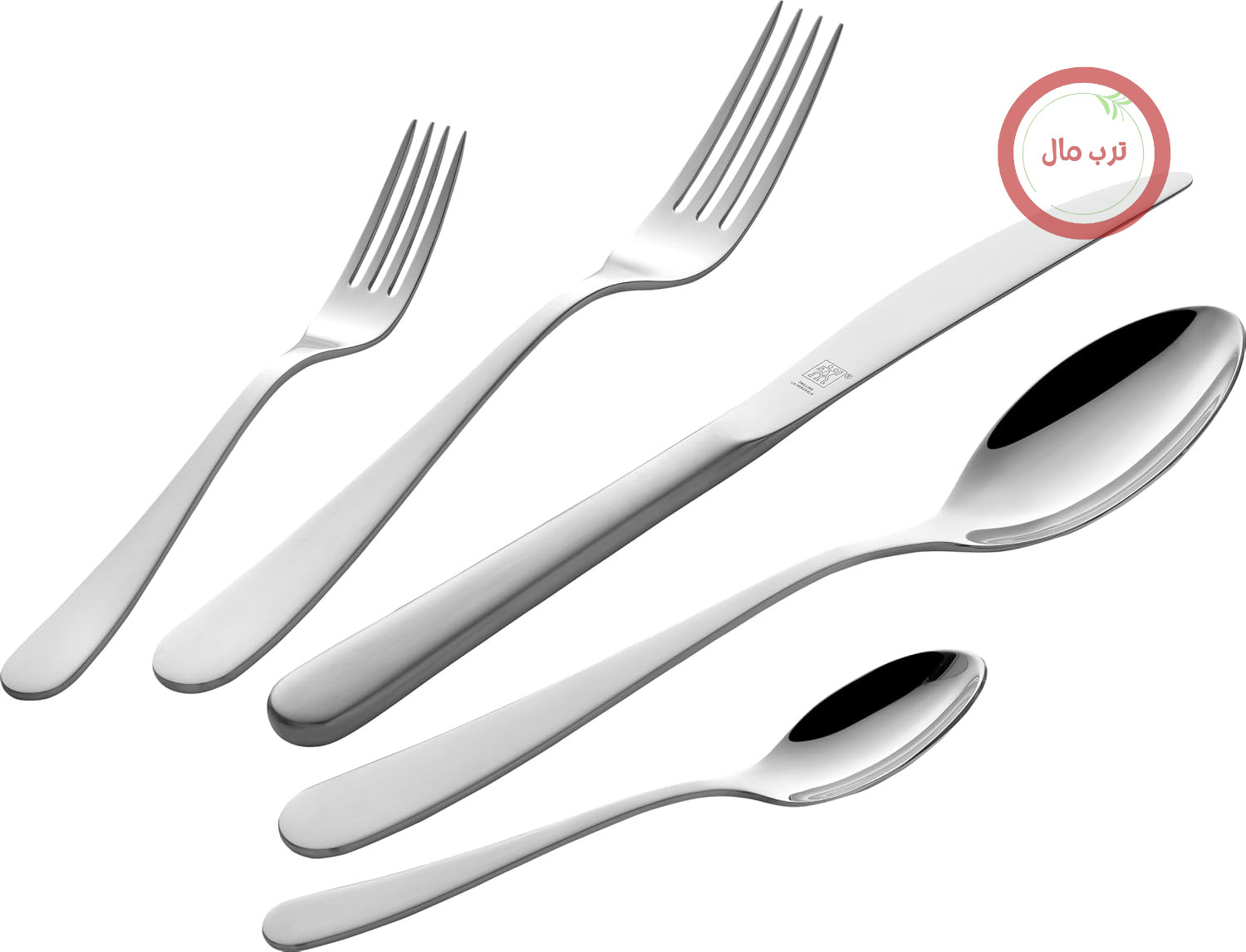 سرویس قاشق و چنگال زولینگ ZWILLING Greenwich، 68 پارچه، برای 12 نفر، جنس استیل ضد زنگ 18/10/فولاد تیغه با کیفیت بالا، روکش مات، نقره‌ای [بسته‌بندی بدون پلاستیک]