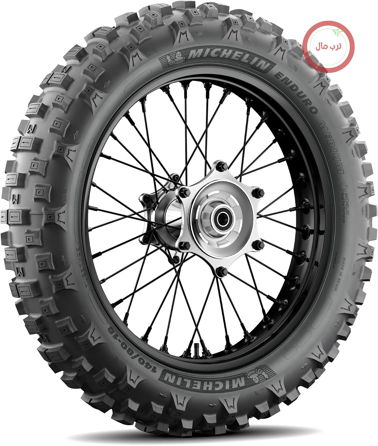 لاستیک عقب موتور سیکلت میشلن فرانسه Michelin Enduro Medium سایز 140/80-18 (70R)